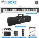 Pyle 88-Key Electric Piano Keyboard – Full Sized Bluetooth Enabled Keyboard with 28 Rhythms & Tones, Built-In Speaker, Sustain Pedal, Piano Bag, Portable Design, Ideal for Beginners and Professionals by TinyTreasures Baby Boutique