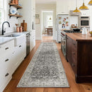 Runner Rug Washable Kitchen Runner: 2'x10' Hallway Runner Rugs Stain Resistant Non Slip Low Pile Soft Boho Carpet Runners for Hallways Bedroom Entryway Indoor Beside Bathroom Laundry Room by TinyTreasures Baby Boutique