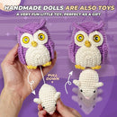 MOREJMTT Crochet Kit for Beginners Animal,Crochet Animal Kits,Crocheting Kit for Starters,Learn to Crochet with Step-by-Step Video Tutorials,Beginner Crochet Kits for Adults(owl) by TinyTreasures Baby Boutique
