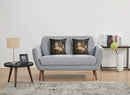 Charlotte Home Furnishings Decorative Pillow Covers for Couch 13X13 in Unicorn Throw Pillow Covers for Sofa Tapestry Square Pillow Cases for Bed Living Room Soft European Cotton Jacquard Woven by CozyNest Decor