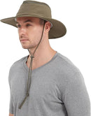 Cimarron Wide Brim Safari Sun Hat for Women & Men – UPF 50+ Outdoor Fishing Hat | Hiking, Running Travel Sun Protection Hat by GreenHaven Gardens