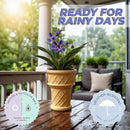 Fun & Unique Giant Ice Cream Cone Planter & Vase Quirky Large Ceramic 12” Tall Indoor Outdoor Vase for Plant Lovers – Perfect for Multiple Plants or Statement Garden Art by GreenHaven Gardens