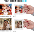 Personalized Coffee Mug – Custom Photo, Text, or Logo Ceramic Mug Tea Cup | Taza Personalizada with Picture or Message | Customized Gift Idea for Men & Women, Mom, Dad, Friends - White/Yellow | 15oz by TinyTreasures Baby Boutique