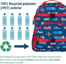 Wildkin ECO rPET 15-inch Kids Backpack – Sustainable, Padded, Adjustable – Transportation by TinyTreasures Baby Boutique