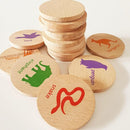 bee smart Wooden Memory Game - Matching Memory Game for Kids 3 and Up, 16Pcs | Educational Toy for Preschool Toddlers Board Games (Animals) by TinyTreasures Baby Boutique