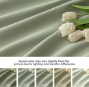 MIULEE Sage Green Back Tab Blackout Curtains 96 Inch Length 2 Panels Set for Living Room Bedroom Privacy, Rod Pocket/Pinch Pleated Thermal Insulated Room Darkening Light Blocking Drapes, W66xL96 by TinyTreasures Baby Boutique