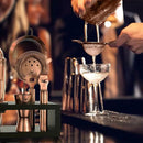 Highball & Chaser 13-Piece Cobbler Cocktail Shaker Set Matte Copper Stainless Steel Bartender Kit For Home Bar Cocktail Set Laser Engraved Cocktail Tools Plus E-Book with 30 Different Cocktail Recipes by CozyNest Decor