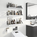 Heimlove Floating Shelves for Wall, 24 Inch Long Wood Floating Shelves Set of 3, Wall Mounted Hanging Shelf for Bathroom Bedroom Kitchen, White by CozyNest Decor