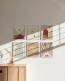 HAUS AND HUES Standalone White Oak Frame Set of 6-8.5x11 by CozyNest Decor