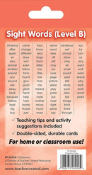 Teacher Created Resources Sight Words Flash Cards - Level B (EP62038) by TinyTreasures Baby Boutique