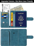 Passport Holder Cover Wallet Travel Essentials Leather Rfid Blocking Case Vacation Luggage Must Haves Travel Accessories for Men Women (120