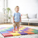 ECR4Kids SoftZone Patchwork Activity Mat, Folding Playmat, Assorted by TinyTreasures Baby Boutique
