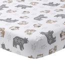 Lambs & Ivy Woodland Forest Animal Nursery 5-Piece Baby Crib Bedding Set - Gray by TinyTreasures Baby Boutique