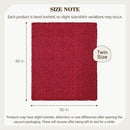 Carriediosa Chunky Knit Throw Blanket 60" X 80" Twin, 100% Hand Made Large Chenille Loop Yarn Soft Fluffy Throws for Couch Sofa Bed, Big Crochet Cozy Heavy Thick Cable Woven Blankets, Red by CozyNest Decor