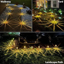 DenicMic Solar Lights Outdoor 10 Pack Waterproof 3000K Warm White LED Acrylic lamp Head Stainless Steel Stake for Landscape Lighting Path Walkway Sidewalk Backyard Patio Decor by CozyNest Decor