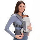 Beco Gemini Baby Carrier from Newborn to Toddler - Certified Ergonomic Newborn Baby Carrier for Infants and Children of 7-35 lbs - M Shape, Adjustable Seat, Breathable 3D Mesh (Cool Dark Grey) by TinyTreasures Baby Boutique