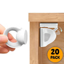 Booboo® Magnetic Child Safety Cupboard Locks for Children x20 Locks + x1 Key, Baby Proofing for Kitchen, Cabinets and Drawers, 30 Second Install No Drilling 3M Adhesive (20 Pack) by TinyTreasures Baby Boutique