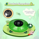 TKY Baby Bath Thermometer with LED Display-Rechargeable Water&Room Temperature Monitor, Floating Toy with Temp Alert, Waterproof for Newborns, Nurseries - Must Have Bath Essentials (Green Tortoise) by TinyTreasures Baby Boutique