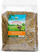 2LB Dried Mealworms for Poultry, Wild Birds,Tasty Bird Food by GreenHaven Gardens