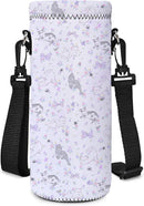 AUPET Water Bottle Bag Carrier,24oz/32oz Insulated Neoprene bottle Sling Holder Case Pouch Cover for 1000ML/750ML Bottles with Shoulder Strap for walking by TinyTreasures Baby Boutique