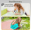 1000X Handheld Microscope for Kids 4K 2.0" Screen Rechargeable Mini Pocket Digital Microscopes w/Slides Kit Portable Edu Gift Age 4-6 8-12 Children Students (White) by TinyTreasures Baby Boutique