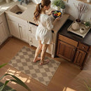 Lahome Checkered Easy Jute Rug, 2x3 Entryway Rug Indoor Outdoor Front Door Mat, Farmhouse Neutral Non Slip Non Shedding Washable Kitchen Mats for Floor Foyer by CozyNest Decor