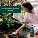 Pond Clarifier - Fish-Friendly Koi Pond Water Clarifier to Quickly Clear Murky Pond Water and Remove Pond Sludge with Natural Enzymes - Fish Pond Water Treatment - AquaDoc Pond Supplies by GreenHaven Gardens