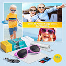 RIVBOS Kids Sunglasses Polarized UV Protection Flexible Rubber Glasses Shades with Strap for Boys Girls RBK004 by TinyTreasures Baby Boutique