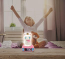 LEXiBOOK - Kitten Digital Alarm Clock for Kids with Night Light Snooze, Childrens Clock, Luminous Cat, White and Pink Colours - RL800KT by TinyTreasures Baby Boutique