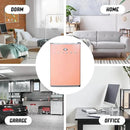 IBCR25BLS Compact, Energy Star Certified Small, Single Door Mini Fridge with Freezer Refrigerator, Large (2.5 cu ft), Blush Red by CozyNest Decor