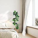 GarveeHome Fiddle Leaf Fig Artificial Tree with White Planter,5ft Faux Plants Indoor with Moss, Fake Rubber Tall Fake Floor Plant in Pot - Artificial Trees for Home Office Living Room Decor by CozyNest Decor