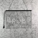 Personalized Bar Signs with Your Name for home wall light up with personalized pub name, man cave accessories, beer themed neon customizable lighted sign by CozyNest Decor
