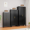 Metal Kitchen Pantry Storage Cabinet with 2 Doors and 3 Adjustable Shelves,Pantry Cabinet with Adjustable Leveling Foot for Kitchen, Living Room, Dining Room（Black） by CozyNest Decor