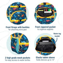 Wildkin ECO rPET 15-inch Kids Backpack – Sustainable, Padded, Adjustable – Jurassic Dinosaurs by TinyTreasures Baby Boutique