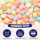 4FT Bean Bag Chair: Bean Bag with Velvet Cover, Fluffy and Comfy Bean Bag Chairs for Adults and Kids, Bean Bag Sofa Filled with High-Density Sponge for Gaming (Blue) by CozyNest Decor