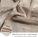 XeGe Luxury Faux Fur Throw, Soft 50x60 Fluffy Blanket, Shaggy Plush Decorative Couch Blanket, Winter Fall Cute Fuzzy Furry Lap Throw for Office Bedroom Living Room Khaki by CozyNest Decor
