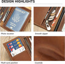 Genuine Leather Passport Holder Handmade Passport cover Lightweight Travel Bifold Passport Wallet brown by TinyTreasures Baby Boutique