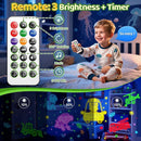 Panda Gifts,【3 Films+ 30 Sounds】Panda Night Light,【93 Effects+ Remote】Toddler Boys Toys for Boys 3-5, [3 Brightness 5-995 min Timer] Girls Toys Age 6-8, Kids Gifts for Kids Toys for Ages 5-7 by TinyTreasures Baby Boutique