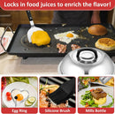 Griddle Accessories Set of 25, Leonyo Grill Accessories for Outdoor, Commercial BBQ Tools Grilling Smash Burger Press Kit with Enlarged Metal Spatulas Scraper for Flat Top Grill, Hibachi, ABS Handle by GreenHaven Gardens