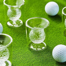 Golf Whiskey Decanter Set with 4 Golf Ball Shot Glasses, Unique Golf Gifts for Men Women, 750ml Golf Themed Liquor Dispenser, Golf Club Drink Dispenser for Bourbon, Scotch, Vodka, Tequila by CozyNest Decor