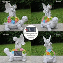 Garden Statues Outdoor Decorations Solar Turtle Angels Decor with Succulents LED Lights Garden Ornaments Figurines for Patio Yard Lawn Gifts for Women Grandma by GreenHaven Gardens