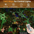 KNONEW 403FT 1000 LED Christmas String Lights Outdoor Green Wire Fairy Light 8 Modes & Timer Plug in Waterproof LED String Lights for Xmas Yard Tree Wedding Party Holiday Decorations(Green) by GreenHaven Gardens