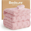 Bedsure GentleSoft King Size Blanket for Bed - Super Soft Cozy Blankets for Women Men Girls, Large Fuzzy Fleece Throw for Bedroom Decor, Blush Pink,108x90 Inches by CozyNest Decor