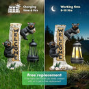 Json Garden Bear Statue with Solar LED Lantern, Gifts for Mom Yard Art, Whimsical Figurine Large Sculpture Lighted Outdoor Mother's Day Spring Decorations for Lawn, Porch by CozyNest Decor