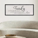 LuZhiQiang Family A Little Bit of Crazy Sign Wall Decor 40"x15" Large Family Signs Wood Framed Hanging Wall Art (Black) by CozyNest Decor