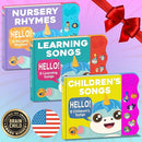 Children's Songs: Musical Toys & Interactive Sound Book for Toddlers 1-3, Baby’s First Year Music Book Gift, Singing Book for 1 Year Old Toddler & Kids, Nursery Rhymes Musical Books & Educational Toy by TinyTreasures Baby Boutique