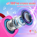 Princess Mini Karaoke Machine Toys: Kids Toys Girls Birthday Gifts Age 3-12+ LED Portable Bluetooth Speaker with 2 Wireless Microphone Gift Toy for 4 5 6 7 8 9 Years Old Girl Boy Kid Adult by TinyTreasures Baby Boutique