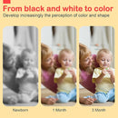 URMYWO Black and White Baby Toys, Tummy Time High Contrast Newborn Toys 0-3 Months, Soft Baby Book, Visual Stimulation Montessori Sensory Infant Toys 0-6-12 Months, Shower Gift for Boys Girls by TinyTreasures Baby Boutique