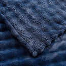 YUSOKI Luxury 3D Bubble Throw Blanket 2lb,All Ages,Home Decoration, (Navy,50 * 60inches) by CozyNest Decor