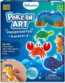 Skillmatics Poke-in Art - Underwater Animals, Mess-Free Arts & DIY Wood Crafts for Kids, Creative Kit, Gifts for Girls & Boys Ages 4, 5, 6, 7, 8, 9 by TinyTreasures Baby Boutique